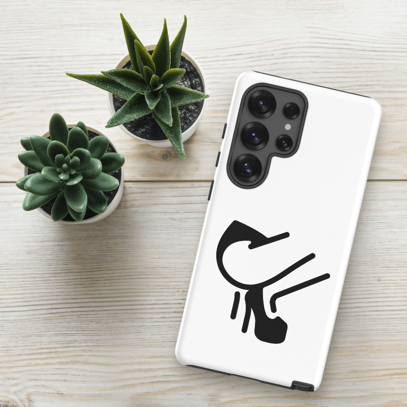 🔞 blowjob queen 1 🔞 Hardcase f. Samsung® Galaxy®-Smartphones | Handyhülle | weiß