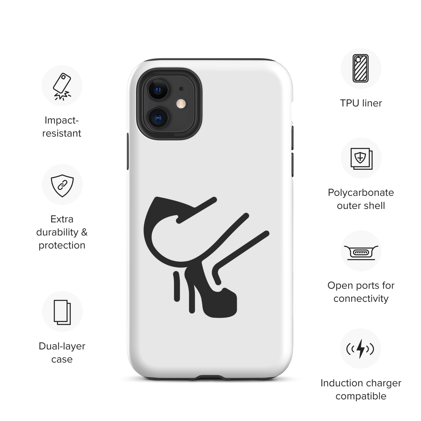 🔞 blowjob queen 1 🔞 Hardcase für apple® iPhone®-Smartphones | Handyhülle | weiß